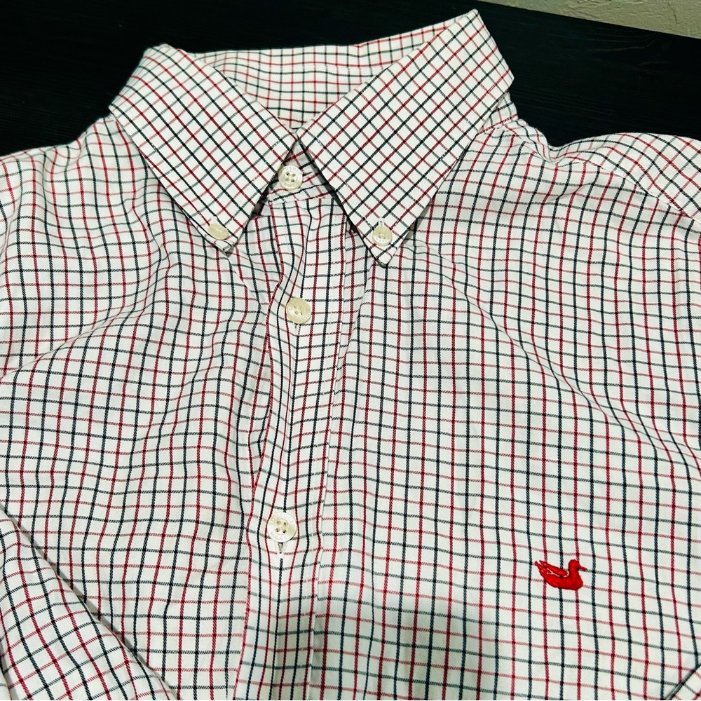 Southern Marsh Red and White Checkered Shirt